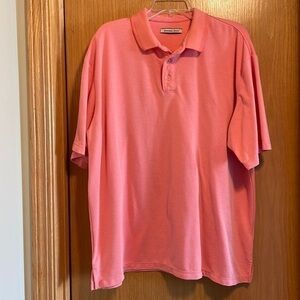 Jamaica Jaxx Men's XL‎ Polo Shirt Golf Vacation Modal Blend Orange Casual
